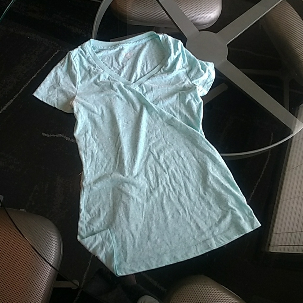Light blue v neck